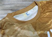 T-SHIRT POLIESTERE MANO COTONE CON STAMPA ALL-OVER
